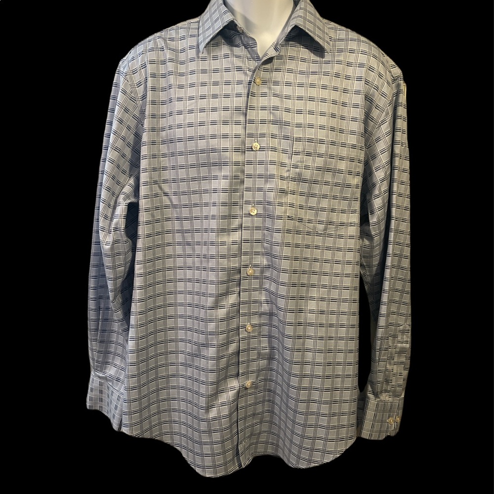 EUC Johnston & Murphy long sleeve button down shirt